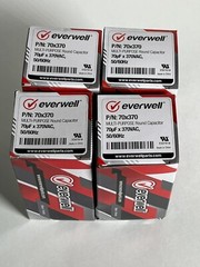 4 PCS 70uf x 370 VAC Multi-Purpose Run Capacitor, 50/60Hz ±5 % of Tolerances