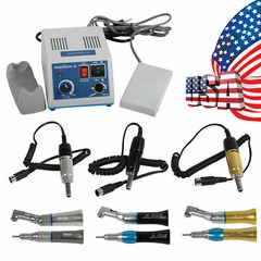 Marathon Electric Micromotor 35K RPM Contra Angle/Straight Handpiece/Burs/Cups