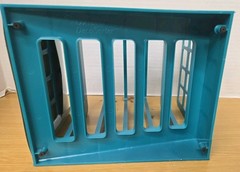 New Oxford DecoSorter Step Rack Teal 6 File Slots, – NEW! See Pictures!