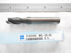 NEW OSG H.P. 9.5MM CUT DIA. X 19MM LOC X 70MM OAL 2FL CC CARBIDE SQUARE END MILL
