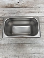 Choice stainless steel Steam Table Buffet 1/9 Size 4”deep Pan #4070949 *Lot – 6*