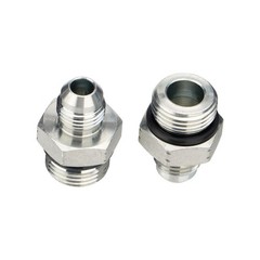 10 Pack 3/8″ JIC 37° Male x #8 SAE/ORB Male Hydraulic Hose Adapter Fittings New