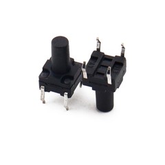 6x6mm 4 Pin Momentary Tactile Push Button Switch SPST Waterproof 4.3 – 15mm