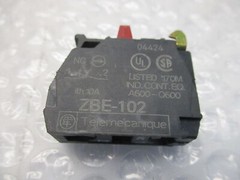 TELEMECANIQUE ZBE-102 CONTACT BLOCK LOT OF 6 NSNP