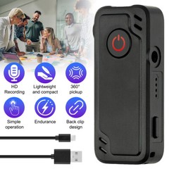 32GB Digital Audio Voice Activated Recorder Rechargeable Dictaphone MP3 Player