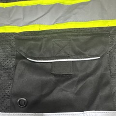 Kishigo Safety Vest,Zipper,Black,L Gravel Gear HV