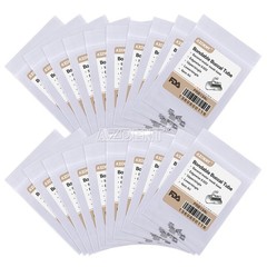 10X AZDENT Dental Orthodontic Bondable Buccal Tube 2nd Molar Edgwise 022 Non-Con