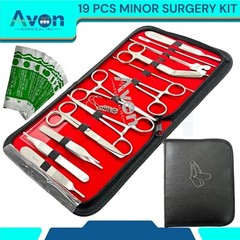 Premium 19 Pcs Minor Surgery Set Surgical Instruments Kit Stainless Steel
