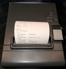 Epson TM-T20II POS Thermal Receipt Printer Model M267E w/ WiFi, USB & Ethernet