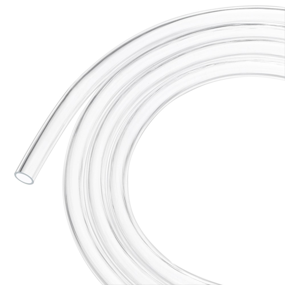 Clear Plastic Tubing, 0.24Inch(6mm) ID 0.32Inch(8mm) OD, 26ft(8m) Length