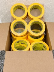 3M Scotch Ultimate Paint Edge Masking Tape 2460 – Gold, 1.5 in x 60 yd, 24 ROLLS