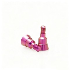 Dental Titanium NC/RC Healing Abutment Closure Cap Bone Level Fits ITI Straumann