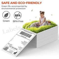 4×6 Fanfold Direct Thermal Shipping Labels for Zebra & Rollo Printers and More