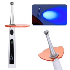 Dental Cordless LED Curing Light Lamp 1 Second Cure 800-2400mw/cm²