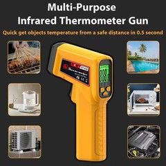Infrared Thermometer Gun Non-Contact Laser Temperature Gun,-58°F~986°F(-50°C~…