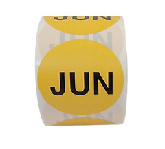 Month – June Labels Inventory Months Adhesive Stickers 2″ Round, 500 PCS