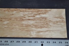 Karelian Birch Raw Wood Veneer Sheet 6 x 36 inches 1/42nd thick 35139-03