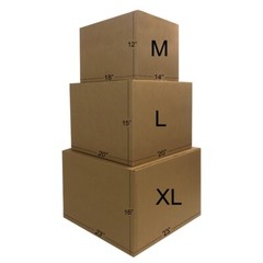 UBMOVE 7 Room Bigger Boxes Kit 78 Boxes + Packing Supplies
