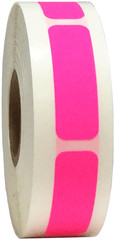 Rectangle Stickers | 0.5 x 1.5″ Inches Wide – 500 Pack | Pick One Color