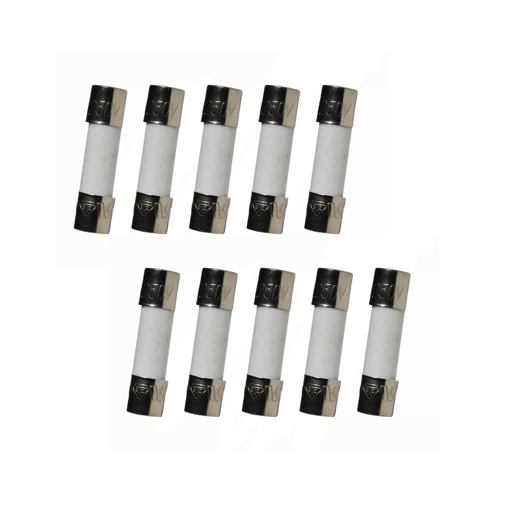 10 Pcs 5x20mm 3A 250V F3AL250V Fast Acting Ceramic Fuse for Electronics