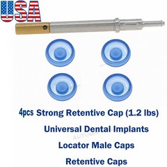 US Implant 1.2lbs Retention Caps Set Insertion Extraction Tool Remove Core Tools