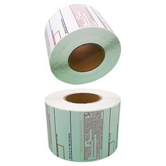 CAS LST-8040 Printing Scale Label, 58x60mm, UPC/Safe Handling “36ROLLS” Per Case
