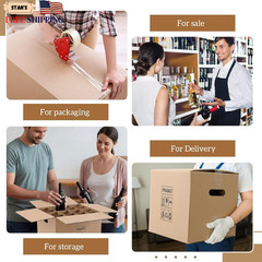 5 Sets Wine Boxes for Moving Kits 16 X 16 X 12 Inch Corrugated 16 Bottle Cardboa