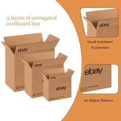 25-100 pcs 8″x 6″x4″ Shipping Packing corrugated cardboard boxes ebay UL