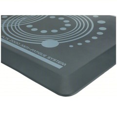 AFS-TEX System 2000 20″ x 32″ Anti-Fatigue Mat; Antimicrobial Slate Gray Large
