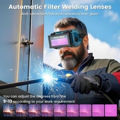 Holulo Auto Darkening Welding Goggles with Clear Inner Lenses Welding Helmet