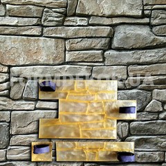 Set of Polyurethane Mat Stamps GRANITE CHIP | Stone Concrete Cement Texture