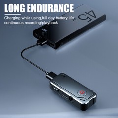 32GB Digital Audio Voice Activated Recorder Rechargeable Dictaphone MP3 Player