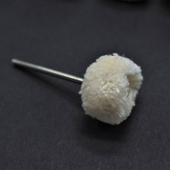 10Pcs 22mm Shank Polishing Buffing Wool Cotton Wheel Dremel Rotary Tool