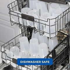 192 PK- 32 oz. Clear Plastic Soup/Food Freezer Containers w/Lids – Microwaveable