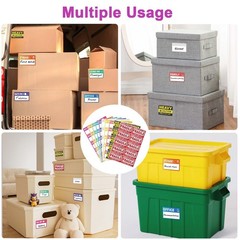 440 Count 3.5″ x 2″ Large Home Moving Packing Labels for 3-4 Bedroom House, 1…