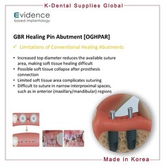 Evidence GBR Healing Pin Abutment
