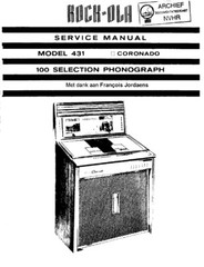Rock-Ola Jukebox Service Manual Reprint CD Thumb Drive Check Description