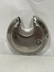 FJM SX790 Combination Disc Padlock Stainless Steel 4 Number Resettable No Keys