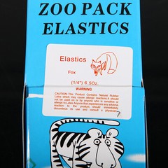 1000pcs Dental Orthodontic Elastics Fox Bands Rabbit Force 6.5 OZ,1/4″ 10 bags