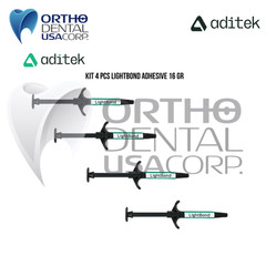 Kit 8 pcs Lightbond Orthodontic adhesive 16 gr AditekLight Bond Orthodentalusa