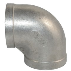 3/8″ 1/2″ 3/4″ 1″ NPT Threaded Female to Female Elbow Pipe Fitting SS 304