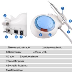 Baolai P5L Dental Ultrasonic Scaler with L3 LED Detachable Handpiece and 6 Tips