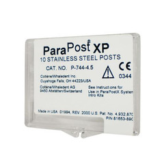 Coltene Whaledent P744-4.5 ParaPost XP Stainless Steel Posts .045″ Blue 10/Pk