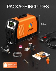 Hitbox 65A Digital Plasma Cutter Non-HF Non-Touch Pilot Arc IGBT Cutting Machine