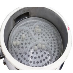 2 Layers Vibrating Screen 15.7in Vibrating Sieve Screen Shaker with Sealing Ring