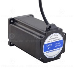 13Nm Nema 34 Stepper Motor 156mm 6A 14mm Key-way Shaft 4 Wires w/1m Cable CNC