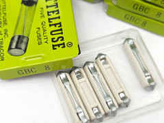 Lot of 105 LittelFuse GBC8 Fuse 8 Amp European Automotive Fuses