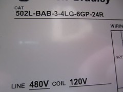 NEW ALLEN BRADLEY STARTER 502L-BAB-3-4LG-6GP-24R SIZE 1