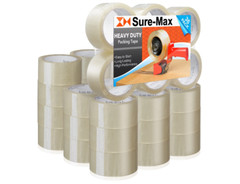 Sure-Max 36 Rolls (Case) Heavy-Duty Shipping & Packing Tape