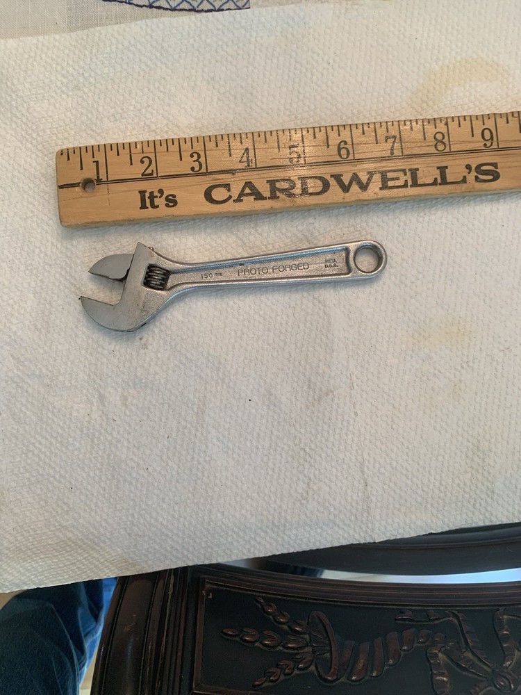 Proto Professional 6″ 150mm Crescent Adjustable Wrench No. 706 Made in the USA